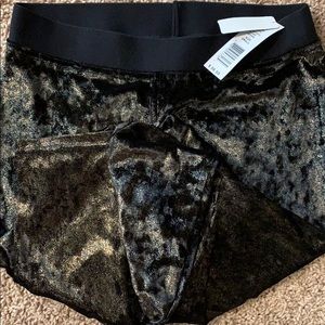 Velvet leggings